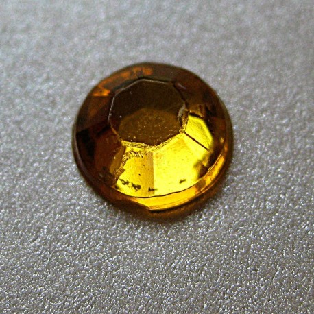 Cyrkonie okrągłe 6 mm (złoty) - 100 szt.