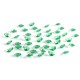 Diamentowe konfetti 12 mm (zielone) - 100 szt.