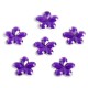Dżety kwiatki 10 mm (fioletowy ciemny) - 1000 szt.
