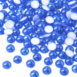Półperełki okrągłe 2 mm (niebieski) - 10000 szt.