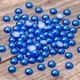 Półperełki okrągłe 4 mm (niebieski) - 10000 szt.