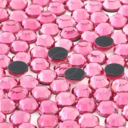 Cyrkonie ss16 hot-fix (3,5 mm) różowy (rose) 1440 szt.
