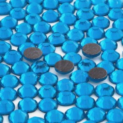 Cyrkonie ss10 hot-fix (2,5 mm) turkusowy (blue zircon) 1440 szt.