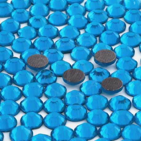 Cyrkonie ss16 hot-fix (3,5 mm) turkusowy (blue zircon) 1440 szt.