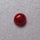 Półperełki okrągłe 2 mm (czerwony) - 176 szt.